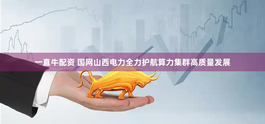 一直牛配资 国网山西电力全力护航算力集群高质量发展